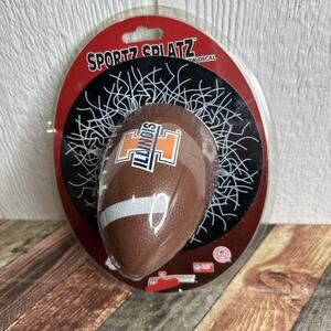 Illinois Fighting Illini Football Sports Splatz Car Broken Window Decal NOS 3D